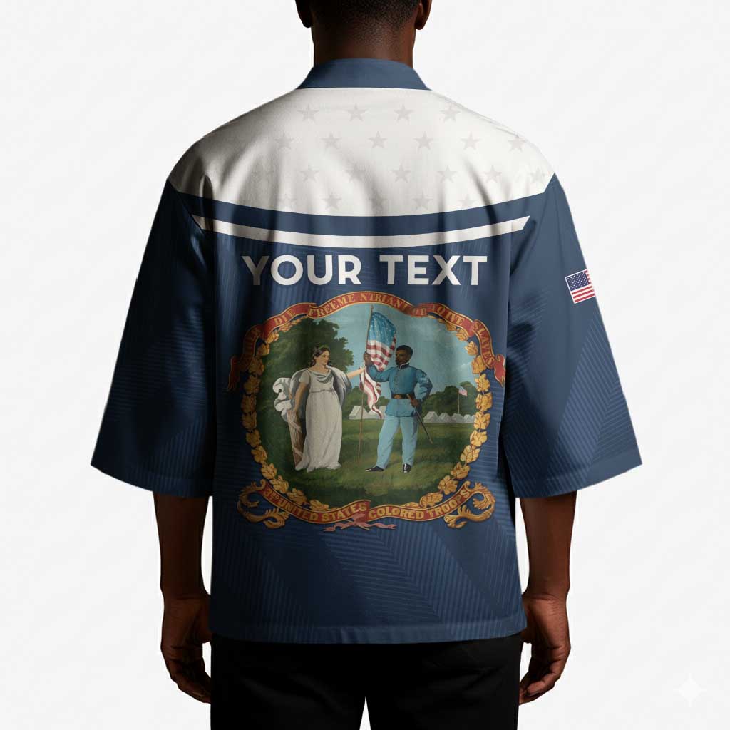 Personalized 3rd United States Colored Troops Kimono E Pluribus Unum - African Pride