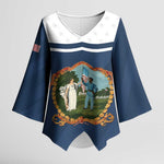 Personalized 3rd United States Colored Troops Kimono Sleeve Blouse E Pluribus Unum - African Pride