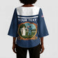 Personalized 3rd United States Colored Troops Kimono Sleeve Blouse E Pluribus Unum - African Pride