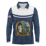 Personalized 3rd United States Colored Troops Long Sleeve Polo Shirt E Pluribus Unum - African Pride