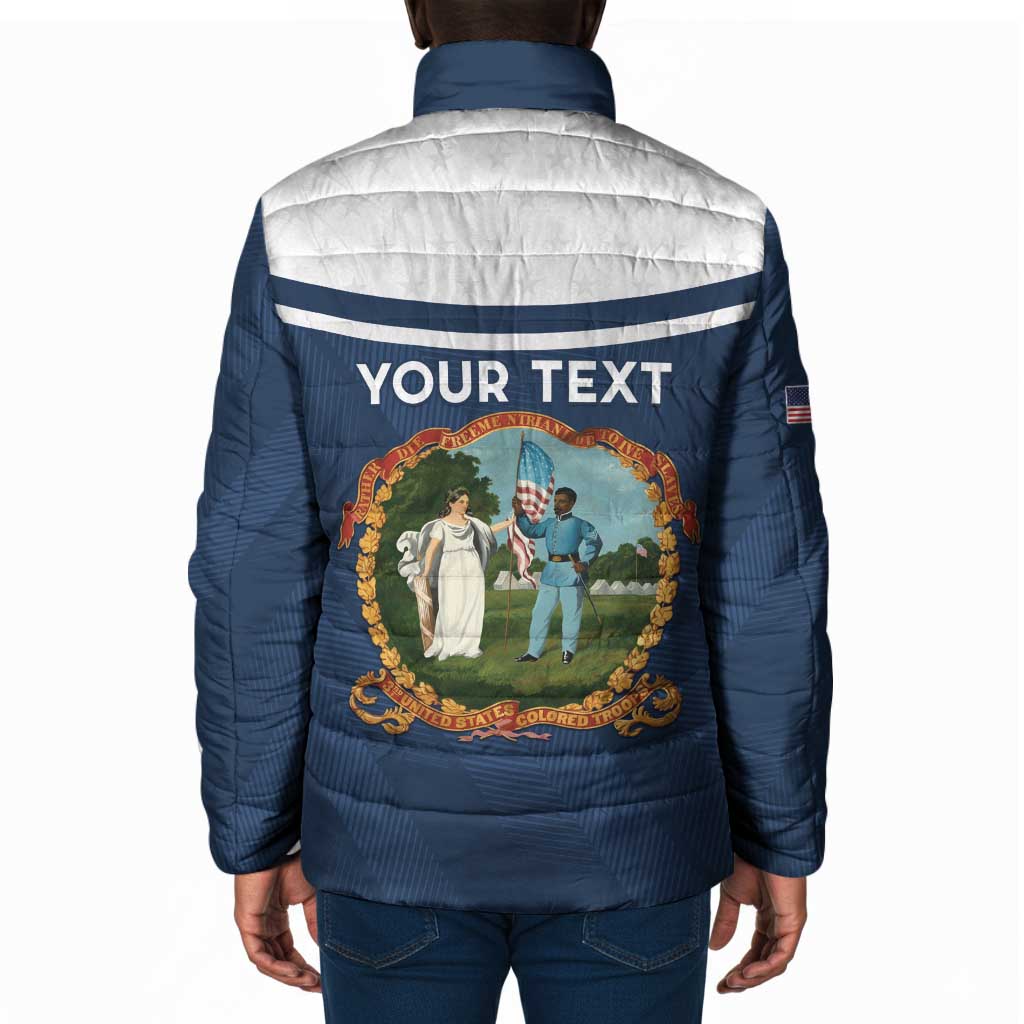 Personalized 3rd United States Colored Troops Padded Jacket E Pluribus Unum - African Pride