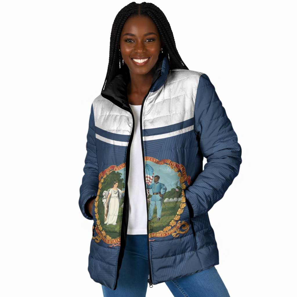 Personalized 3rd United States Colored Troops Padded Jacket E Pluribus Unum - African Pride