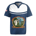 Personalized 3rd United States Colored Troops Rugby Jersey E Pluribus Unum - African Pride