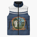 Personalized 3rd United States Colored Troops Sleeveless Puffer Jacket E Pluribus Unum - African Pride