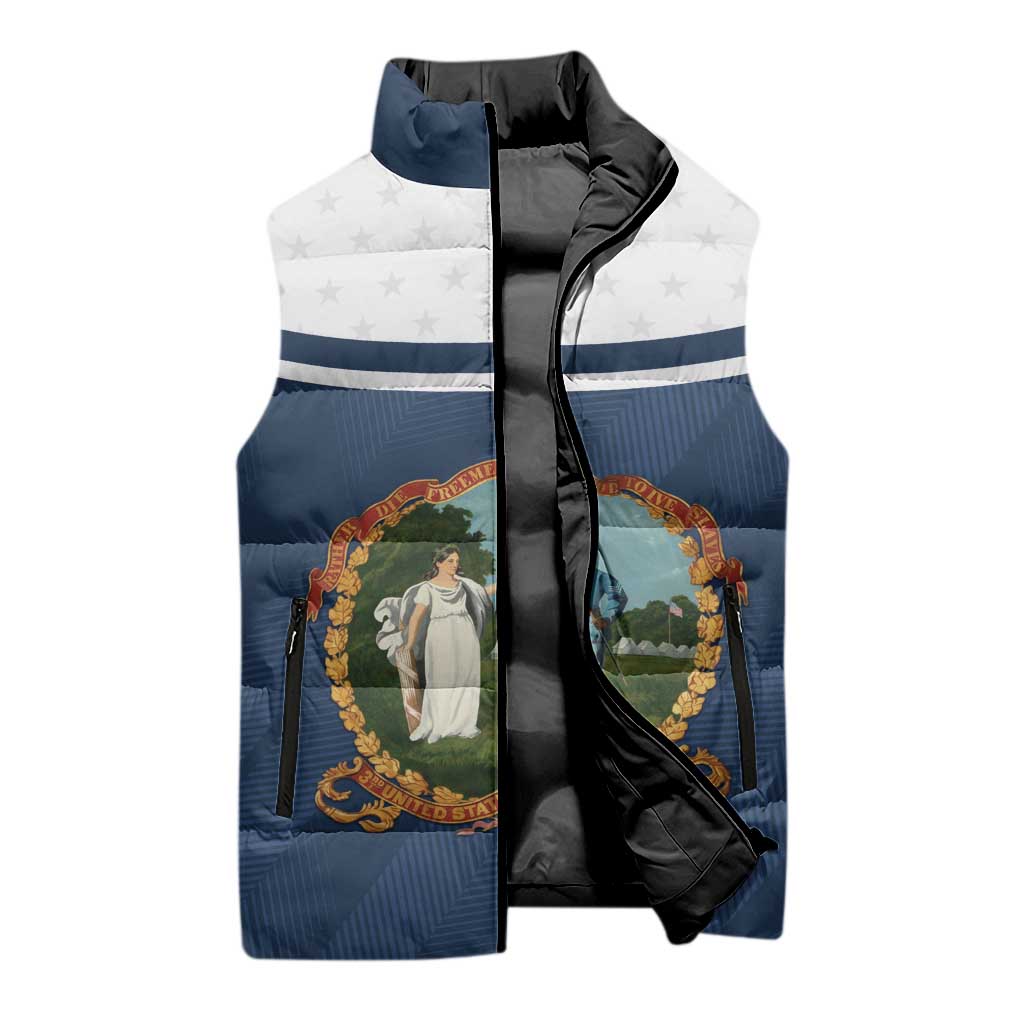 Personalized 3rd United States Colored Troops Sleeveless Puffer Jacket E Pluribus Unum - African Pride