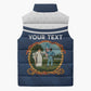 Personalized 3rd United States Colored Troops Sleeveless Puffer Jacket E Pluribus Unum - African Pride