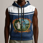 Personalized 3rd United States Colored Troops Sleeveless Zip Hoodie E Pluribus Unum - African Pride