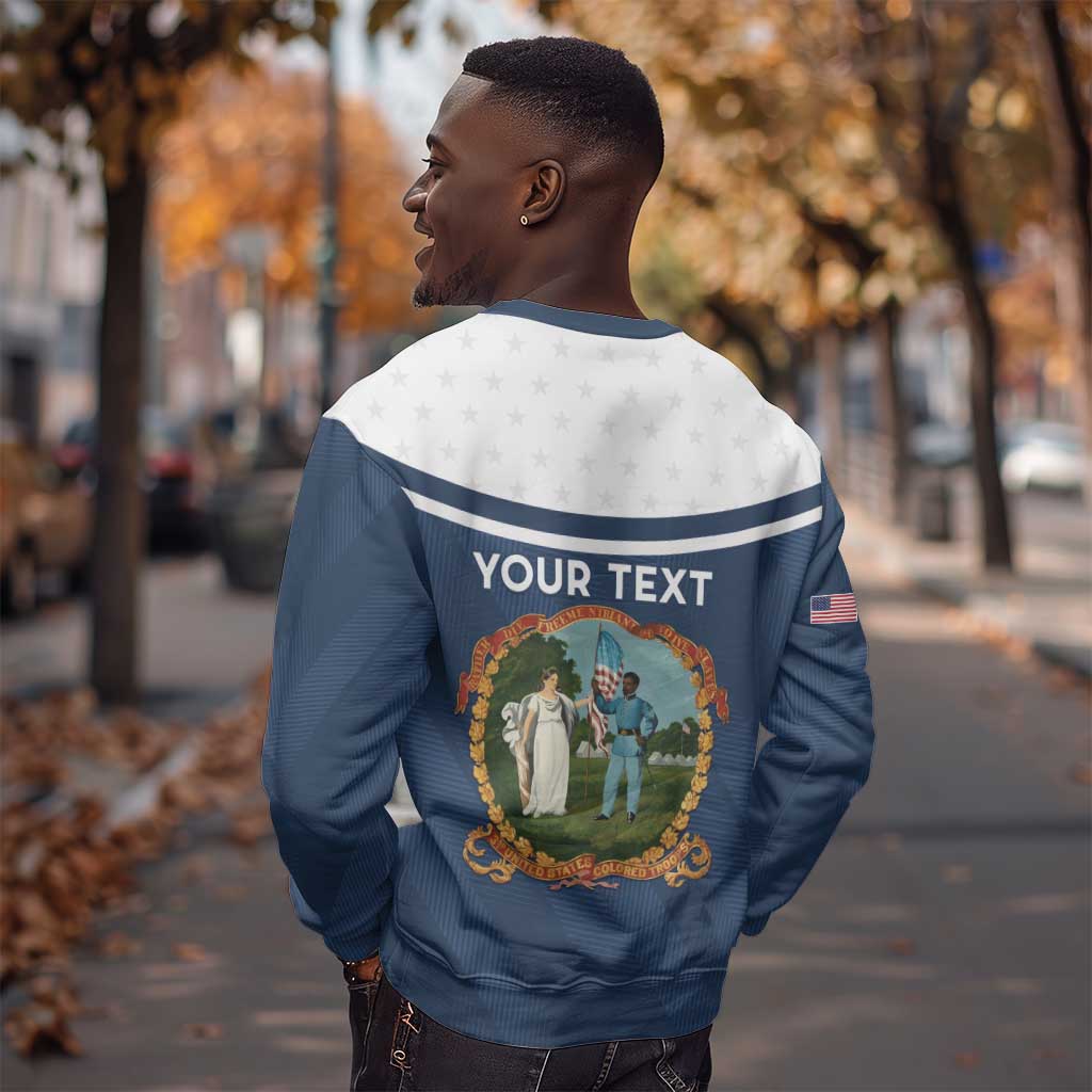 Personalized 3rd United States Colored Troops Sweatshirt E Pluribus Unum - African Pride