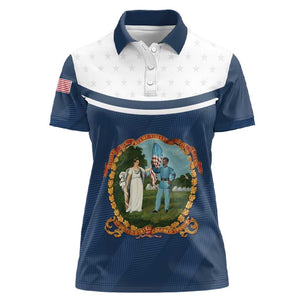 Personalized 3rd United States Colored Troops Women Polo Shirt E Pluribus Unum - African Pride