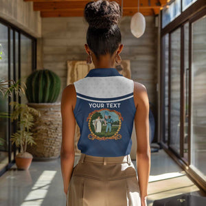 Personalized 3rd United States Colored Troops Women Sleeveless Polo Shirt E Pluribus Unum - African Pride