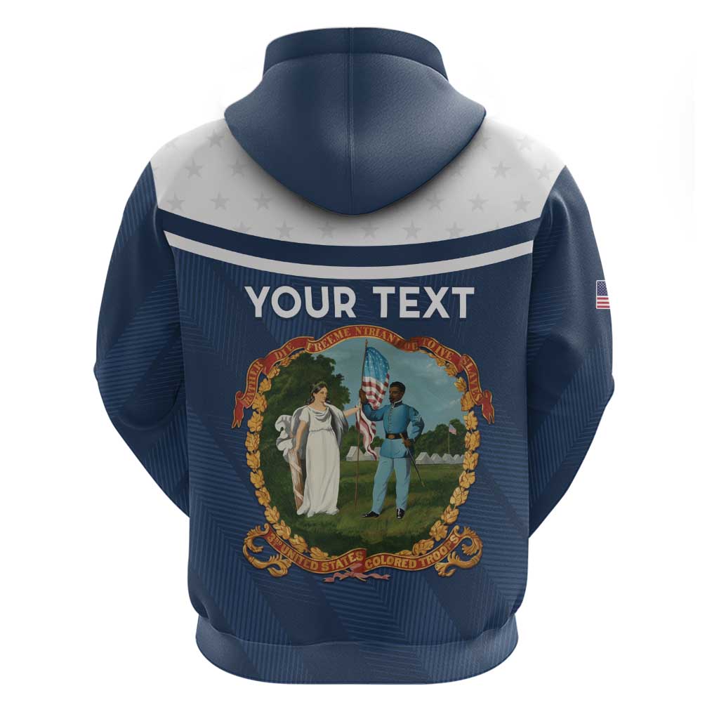 Personalized 3rd United States Colored Troops Zip Hoodie E Pluribus Unum - African Pride
