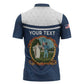 Personalized 3rd United States Colored Troops Zipper Polo Shirt E Pluribus Unum - African Pride