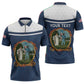 Personalized 3rd United States Colored Troops Zipper Polo Shirt E Pluribus Unum - African Pride