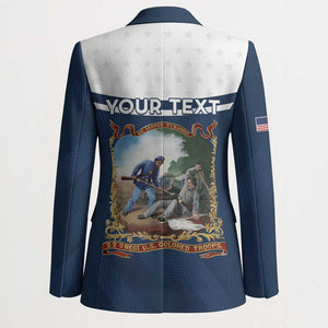 Personalized 22nd United States Colored Troops Blazer E Pluribus Unum - African Pride