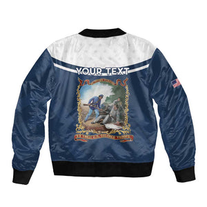 Personalized 22nd United States Colored Troops Bomber Jacket E Pluribus Unum - African Pride