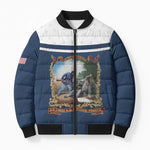 Personalized 22nd United States Colored Troops Bomber Puffer Jacket E Pluribus Unum - African Pride