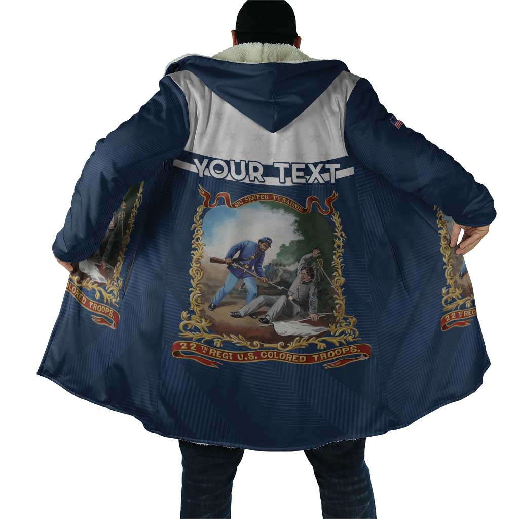 Personalized 22nd United States Colored Troops Cloak E Pluribus Unum - African Pride