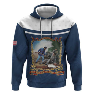Personalized 22nd United States Colored Troops Hoodie E Pluribus Unum - African Pride