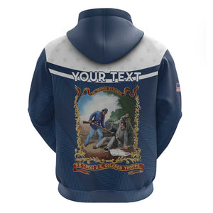 Personalized 22nd United States Colored Troops Hoodie E Pluribus Unum - African Pride