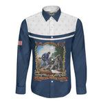 Personalized 22nd United States Colored Troops Long Sleeve Button Shirt E Pluribus Unum - African Pride