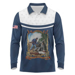 Personalized 22nd United States Colored Troops Long Sleeve Polo Shirt E Pluribus Unum - African Pride