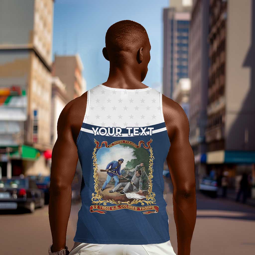 Personalized 22nd United States Colored Troops Men Tank Top E Pluribus Unum - African Pride