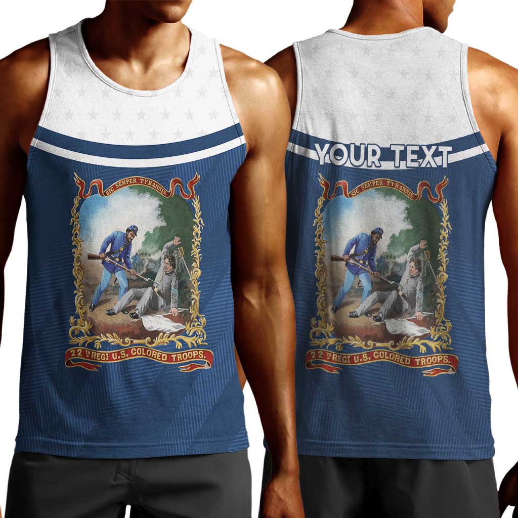 Personalized 22nd United States Colored Troops Men Tank Top E Pluribus Unum - African Pride