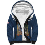 Personalized 22nd United States Colored Troops Sherpa Hoodie E Pluribus Unum - African Pride