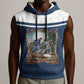 Personalized 22nd United States Colored Troops Sleeveless Hoodie E Pluribus Unum - African Pride