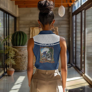 Personalized 22nd United States Colored Troops Women Sleeveless Polo Shirt E Pluribus Unum - African Pride