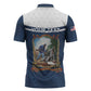 Personalized 22nd United States Colored Troops Zipper Polo Shirt E Pluribus Unum - African Pride