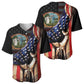 3rd United States Colored Troops Baseball Jersey Flag of Freedom - African Pride