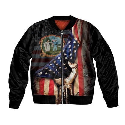 3rd United States Colored Troops Bomber Jacket Flag of Freedom - African Pride