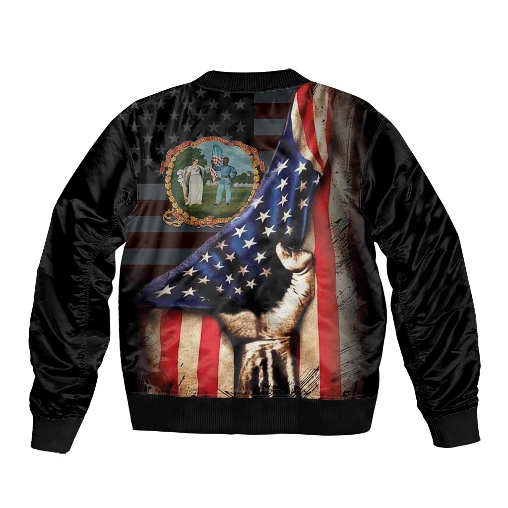 3rd United States Colored Troops Bomber Jacket Flag of Freedom - African Pride