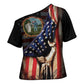 3rd United States Colored Troops Cross Shoulder Shirt Flag of Freedom - African Pride