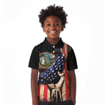 3rd United States Colored Troops Kid Polo Shirt Flag of Freedom - African Pride