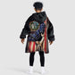 3rd United States Colored Troops Kid Wearable Blanket Hoodie Flag of Freedom - African Pride