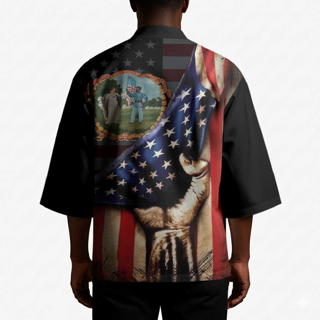 3rd United States Colored Troops Kimono Flag of Freedom - African Pride