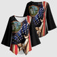 3rd United States Colored Troops Kimono Sleeve Blouse Flag of Freedom - African Pride