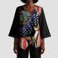 3rd United States Colored Troops Kimono Sleeve Blouse Flag of Freedom - African Pride