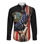 3rd United States Colored Troops Long Sleeve Button Shirt Flag of Freedom - African Pride