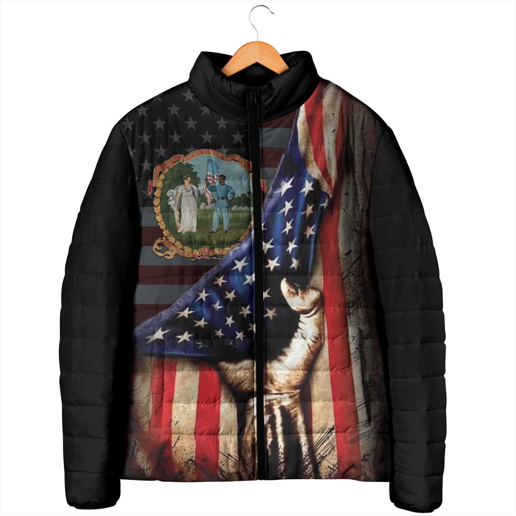 3rd United States Colored Troops Padded Jacket Flag of Freedom - African Pride