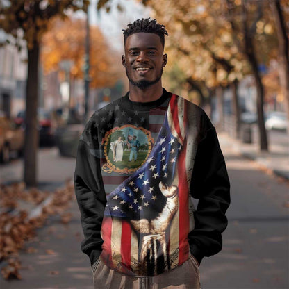 3rd United States Colored Troops Sweatshirt Flag of Freedom - African Pride