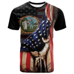 3rd United States Colored Troops T shirt Flag of Freedom - African Pride