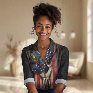 3rd United States Colored Troops Women Casual Shirt Flag of Freedom - African Pride