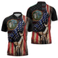 3rd United States Colored Troops Zipper Polo Shirt Flag of Freedom - African Pride