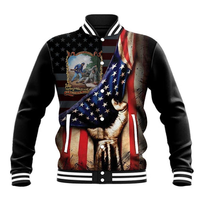 22nd United States Colored Troops Baseball Jacket Flag of Freedom - African Pride