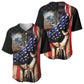 22nd United States Colored Troops Baseball Jersey Flag of Freedom - African Pride