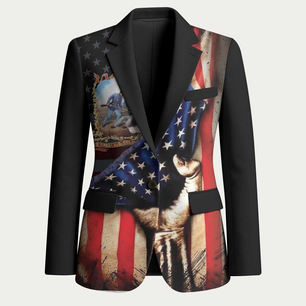 22nd United States Colored Troops Blazer Flag of Freedom - African Pride