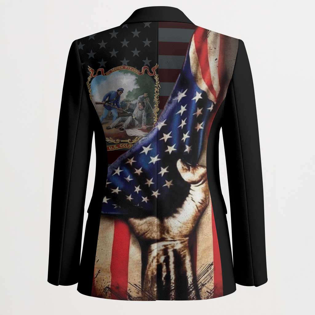 22nd United States Colored Troops Blazer Flag of Freedom - African Pride